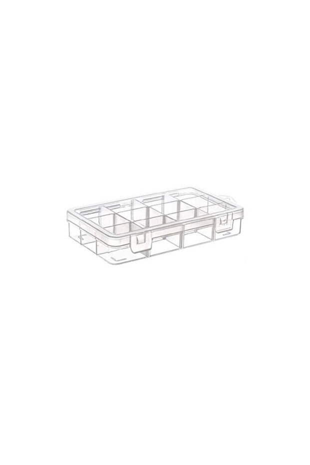 Beta Transparent Organizer 12 Compartment Box 7"