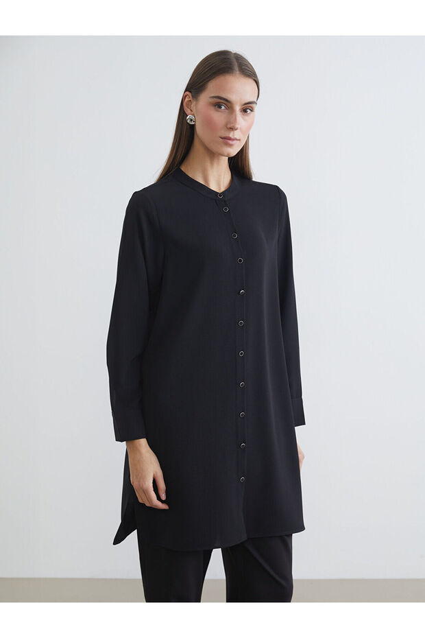 Trendlucky Women's Collared Shirt Tunic with a Difference