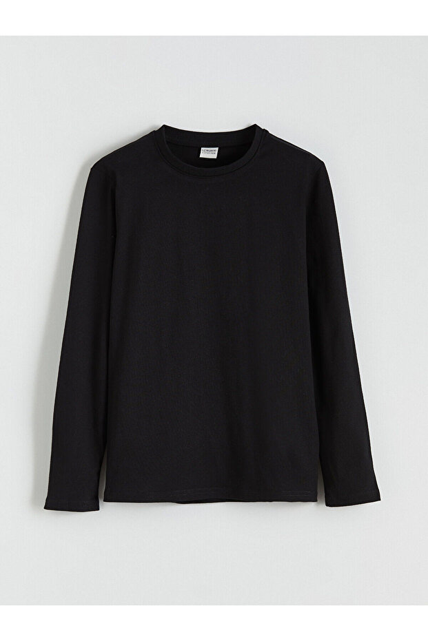 Create Your Style with Uzg Store Black Basic Boys' T-Shirt