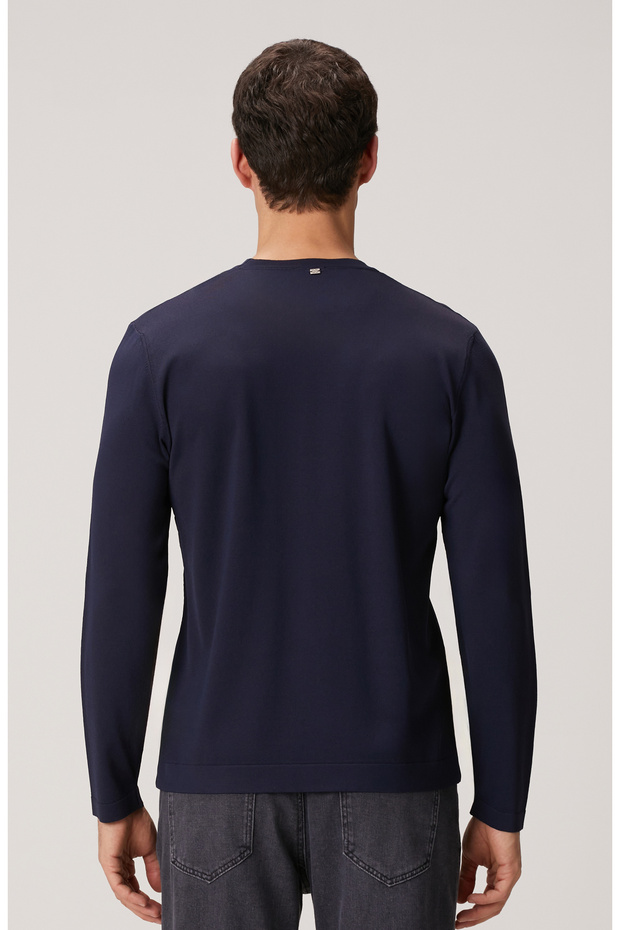 Lacivert Rayon Kazak - 5