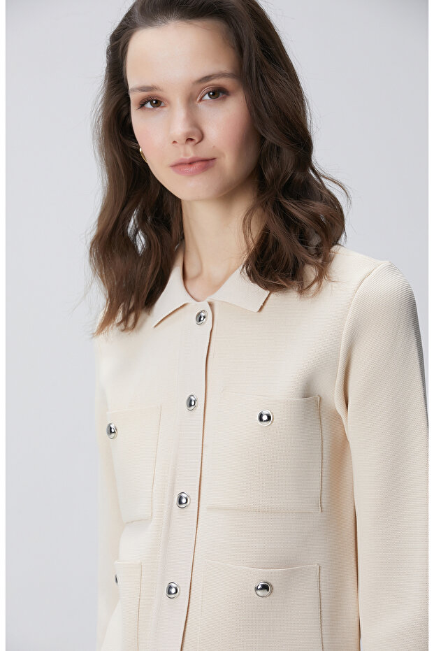 Taş Triko Ceket - 2