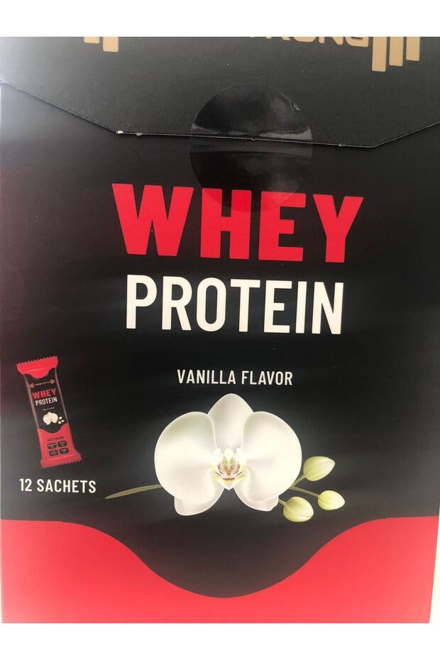 Whey Protein Vanilla Flavor 12 Sachets