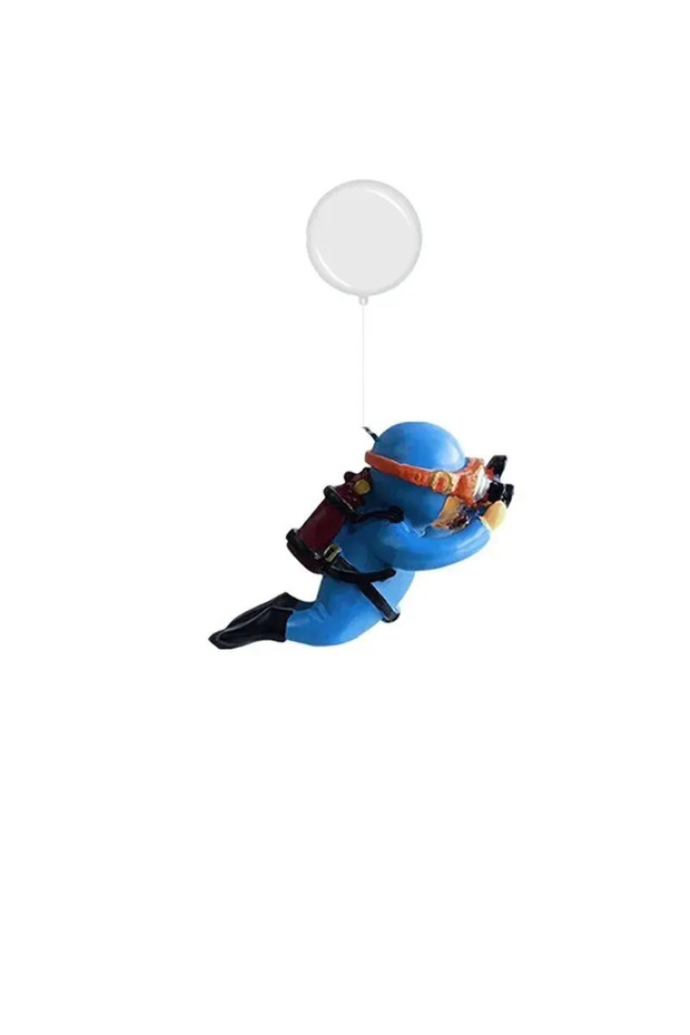 B Fish Tank Diver Ornaments Landscape Decoration Aquarium Gifts Popular Floating, Hayao Miyazaki Bl.