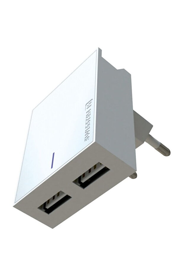 Circuit integrat inteligent 2xUSB 3A, alb - 1