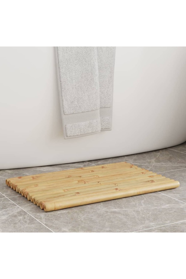 Bath Mats 2 pcs 50x35 cm Bamboo