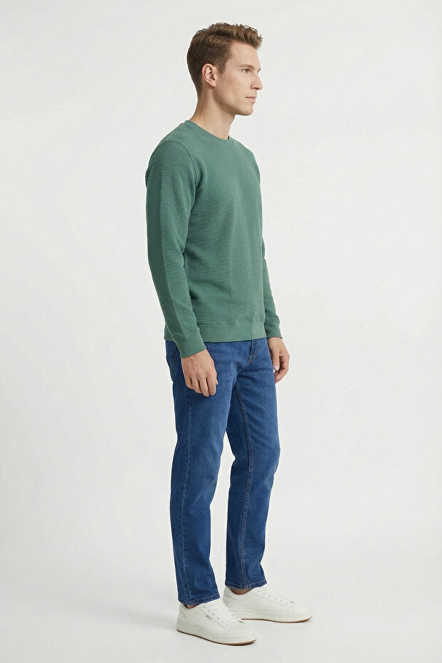 Erkek Basic Sweatshırt - 3