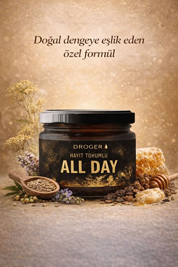 All Day Hayıt Tohumlu Arı Sütlü Bitkisel Macun
