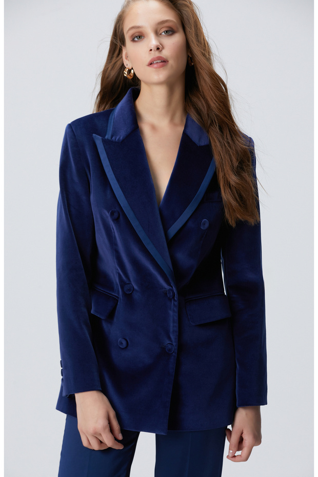 Gece Mavisi Ceket - 1