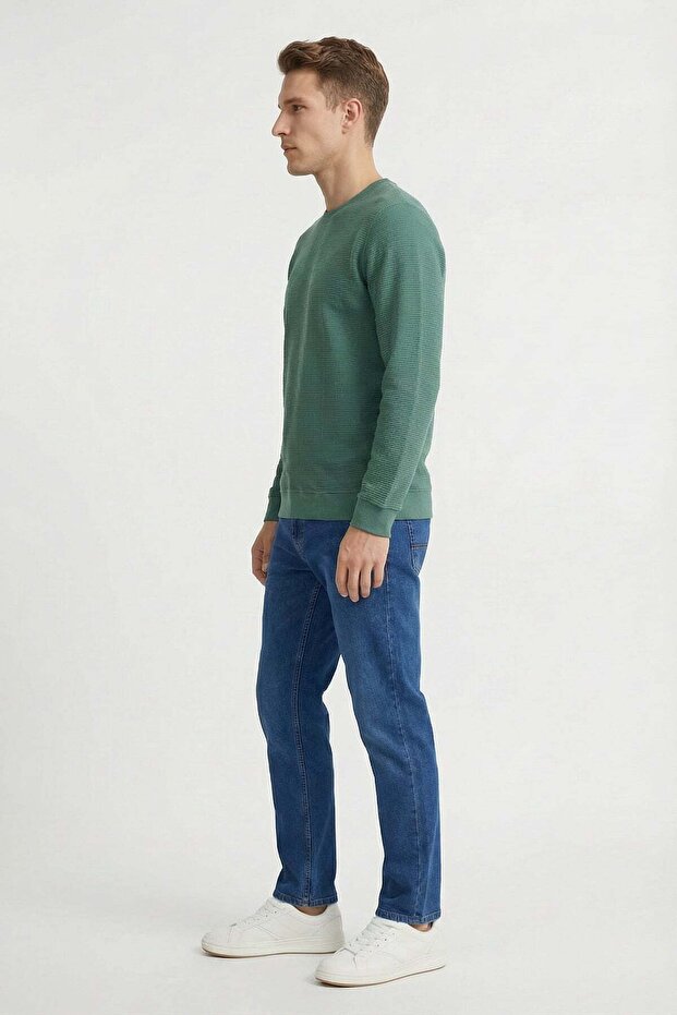 Erkek Basic Sweatshırt - 2
