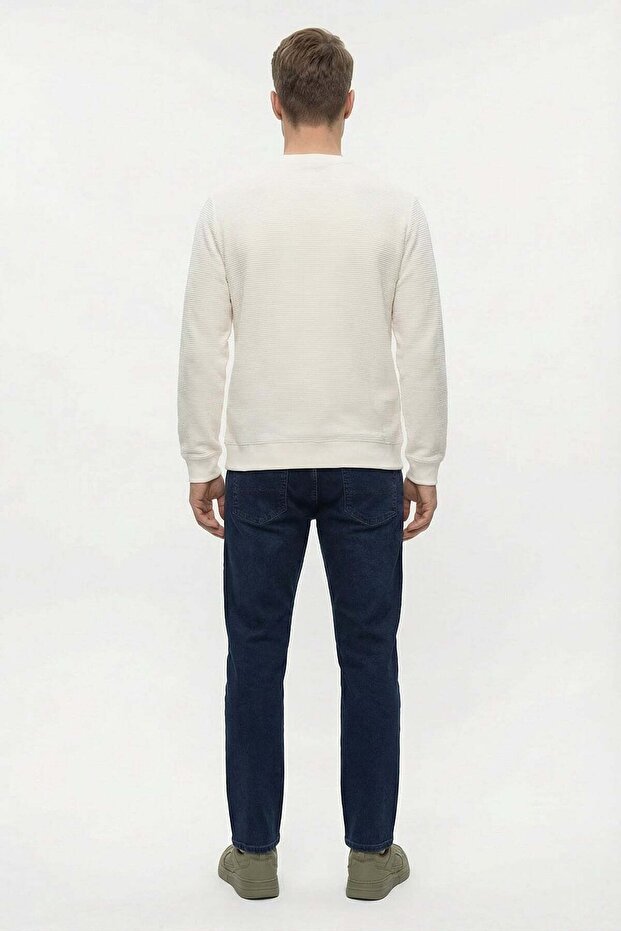 Erkek Basic Sweatshırt - 4