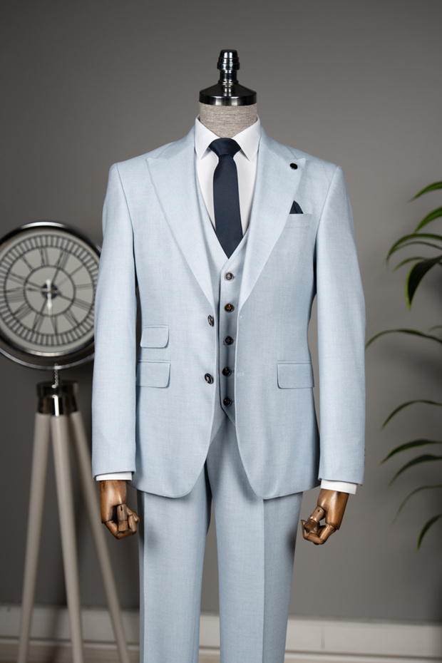 Exclusive Vest Suit –Slimfit, Choose One Size Larger.