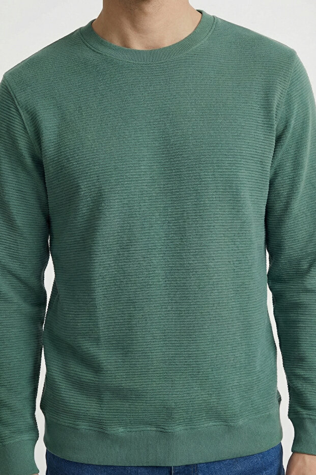 Erkek Basic Sweatshırt - 5