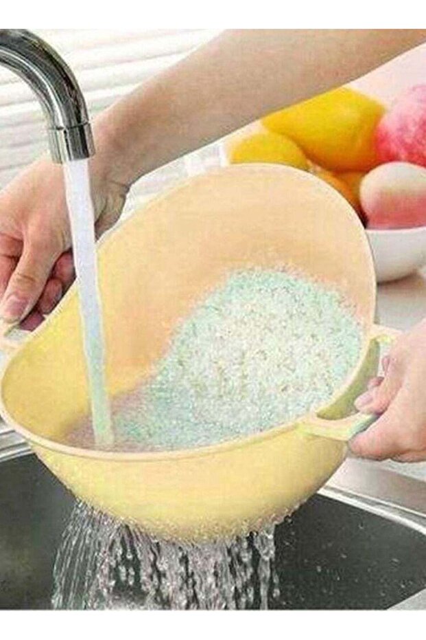 مصفاة أرز وفواكه سميكة ومتينة - 1