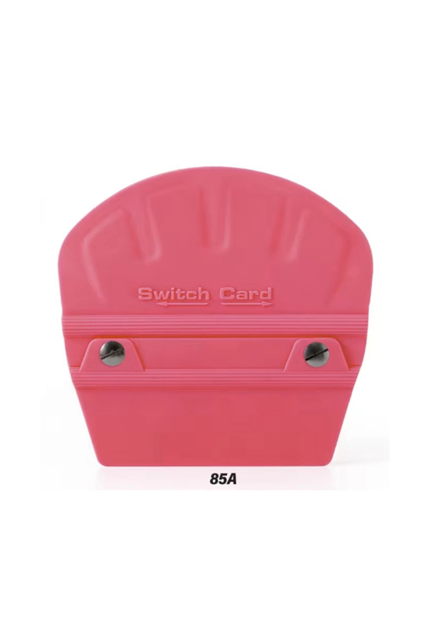 جهاز تطبيق فيلم الكاميرا PPF/TPH من نوع Switch Card Oval Ragle مع طبقة تفلون، صلابة 85A، مقاس 10×9 سم، لون وردي