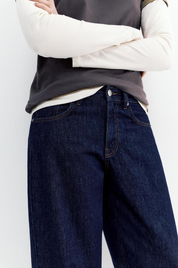 Düşük bel barrel jean - 5