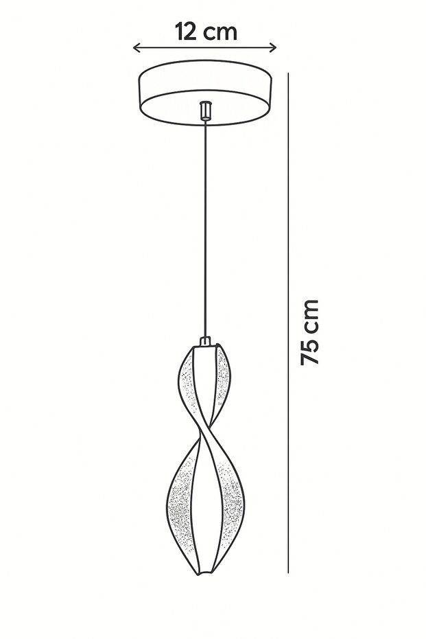 Mars Gold Tekli Avize - 4
