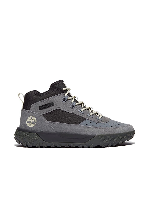 Greenstride Motion 6 Mid Lace up Sneaker Men's Casual Boots Gray