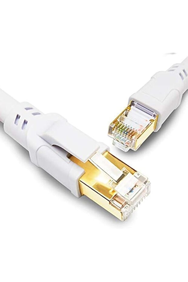 CAT8 Ethernet Cable 2m, High Speed 40Gbps 2000MHz SFTP Internet Network LAN Wire Cables with Gold Pl