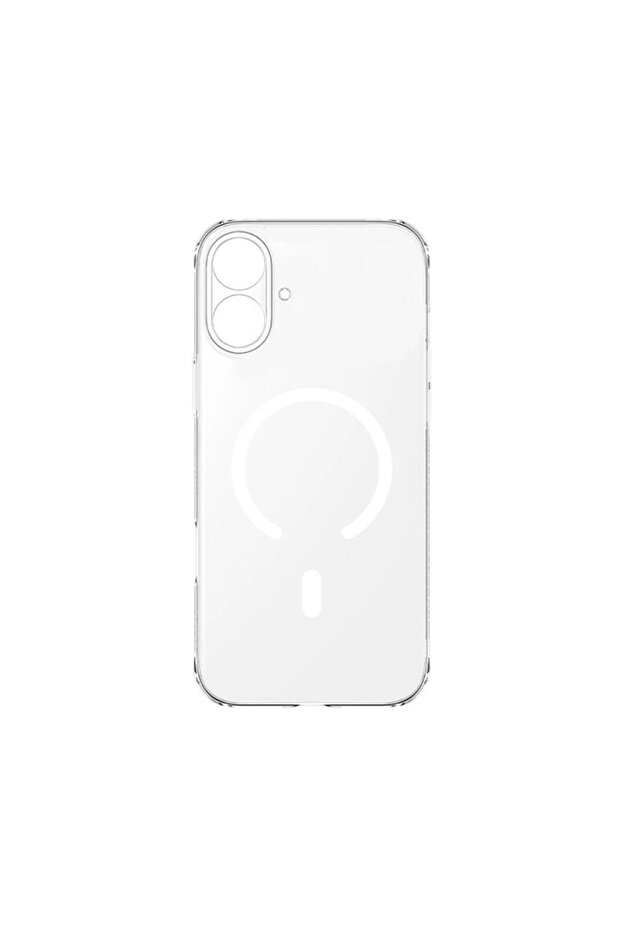 Baseus Crystal İnce Manyetik Lens Korumalı iPhone17 Telefon Kılıfı - Şeffaf