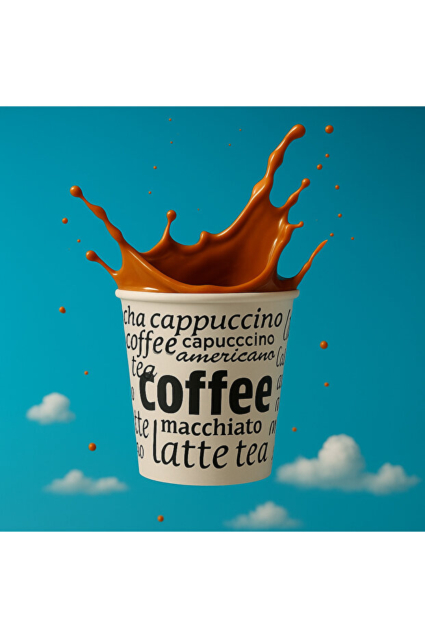 50 PIECES OF 7 OZ CARDBOARD CUPS