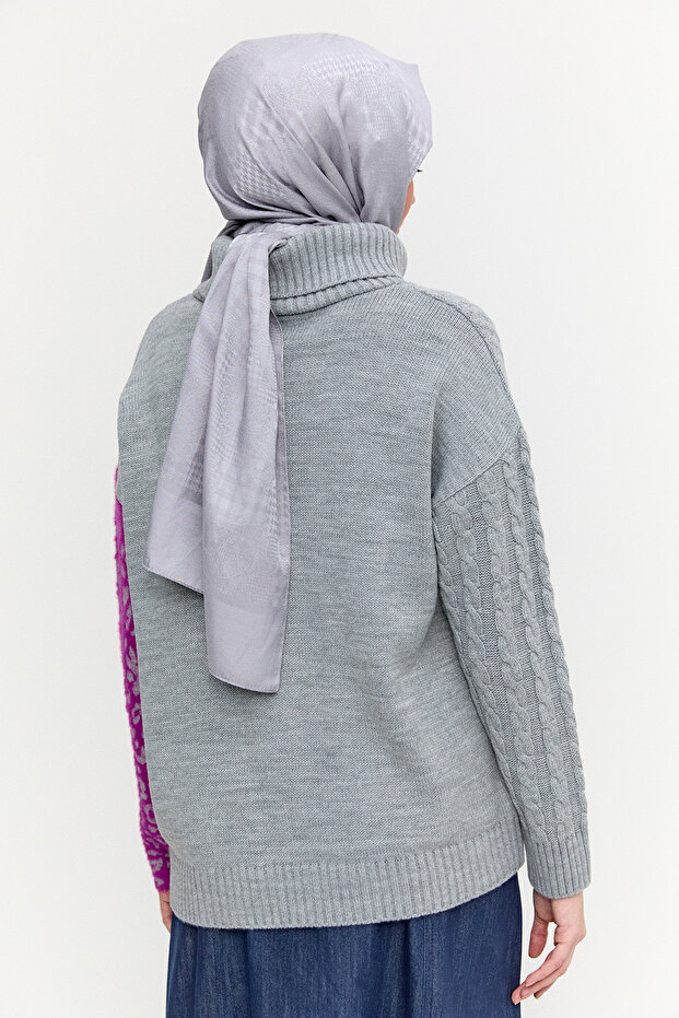 Boğazlı Triko Bluz - 7