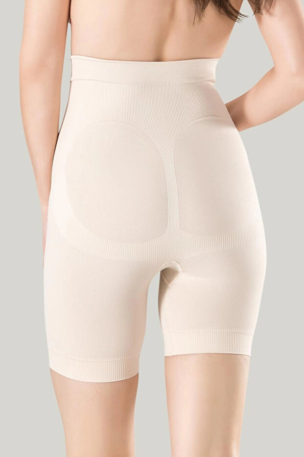 مشد جلدي طويل بطبقة مزدوجة - 2