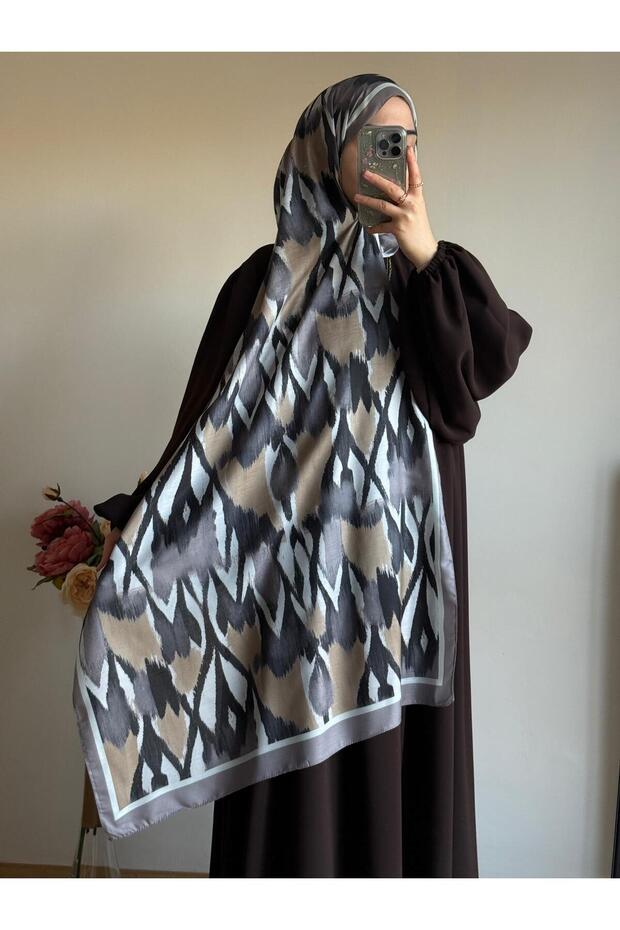 شال بنمط الحمار الوحشي - فرو المنك - 2