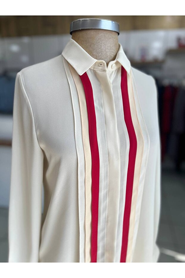 Ekru Bluz/Gömlek - 2