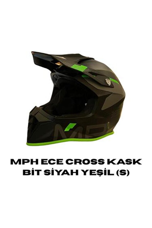 MPH ECE CROSS KASK SİYAH YEŞİL (S) - 1