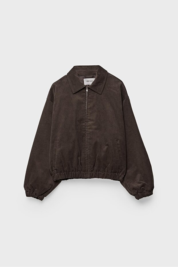 Kadife şişme mont - 5