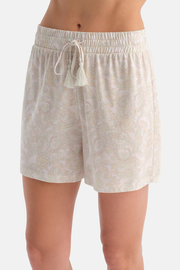 طقم شورت قميص منقوش متعدد الألوان - 6