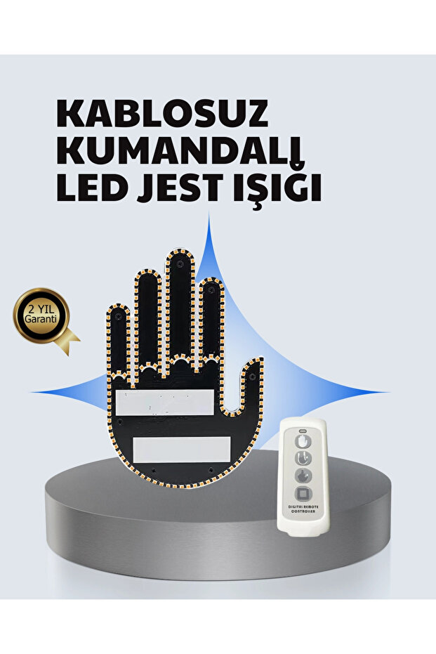 ضوء LED متعدد الوظائف للسيارة مع جهاز تحكم عن بعد - 1