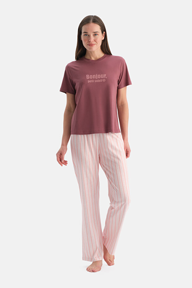 SET TEE-TRIOU PANTALONI IMPRIMATI - 1