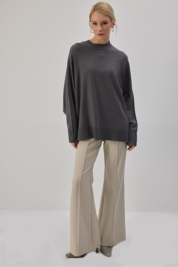 OVERSİZE BASIC TRİKO KAZAK - 2