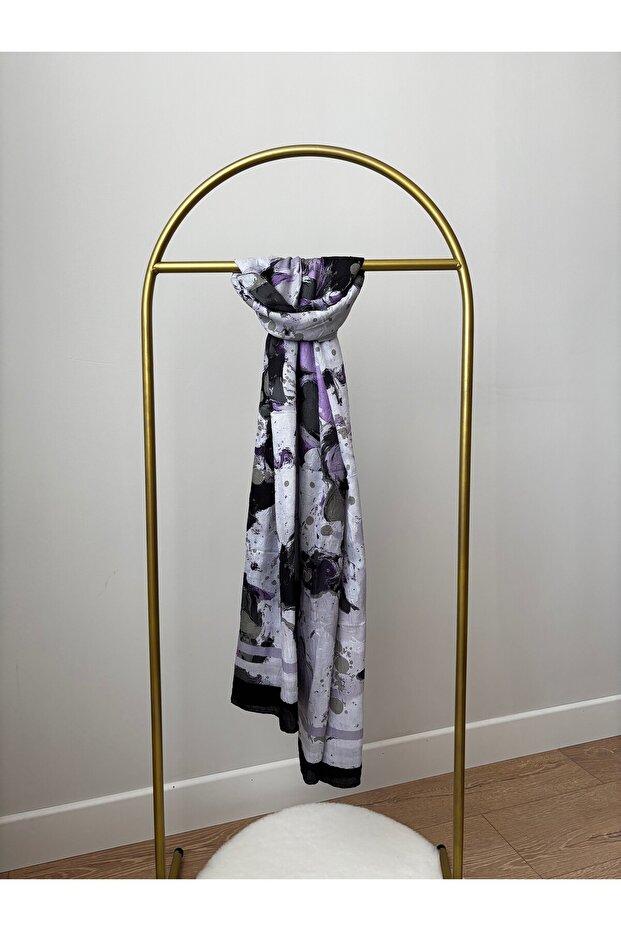 Kuyis Desen Bambu Şal - 2