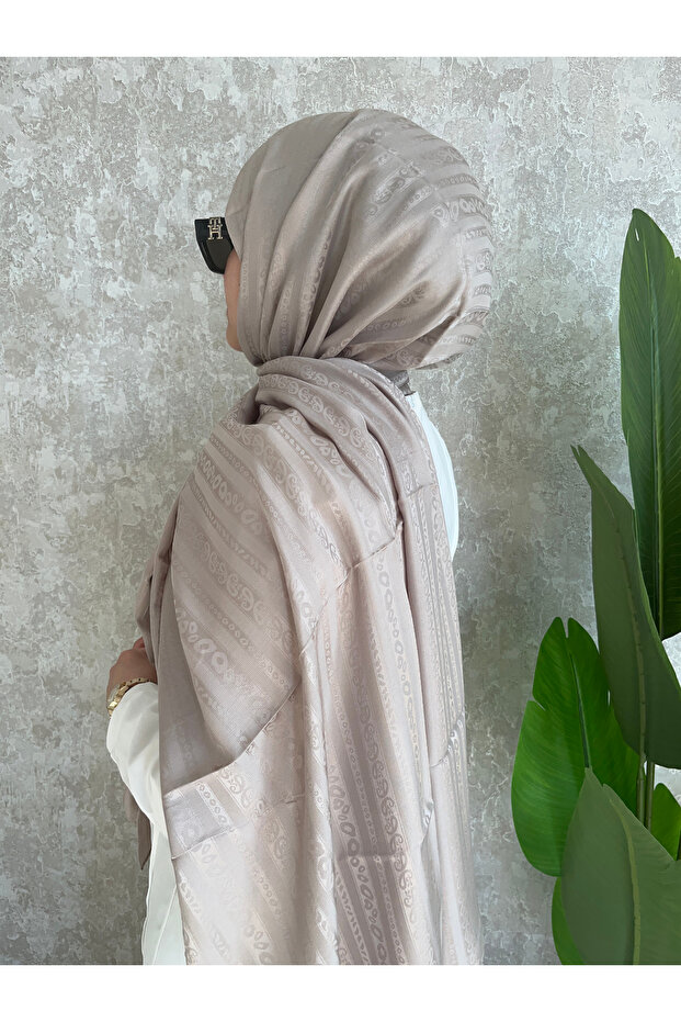 Shine Harmony Şal - Vizon 195x75 - 2