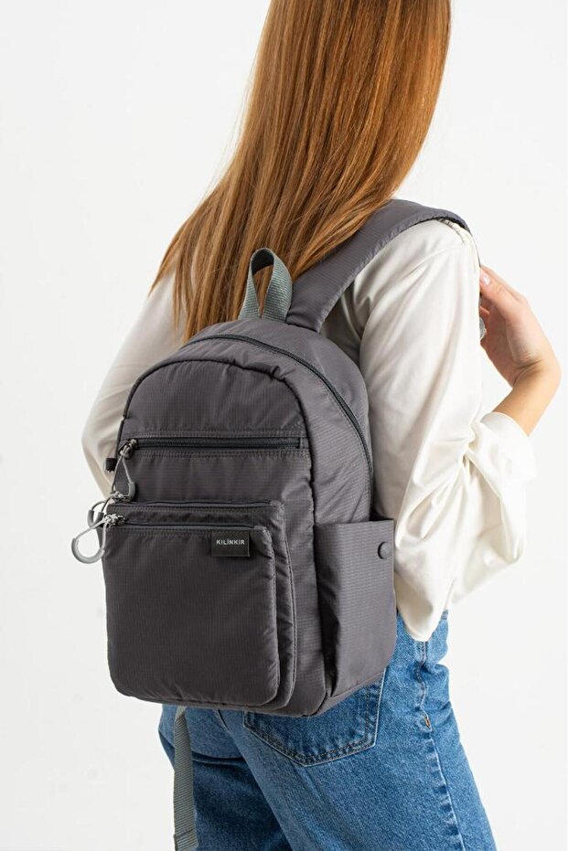 Women's Backpack Ultra Light Parachute Fabric Water Repellent Fabric Daily Backpack 28*25 cm
