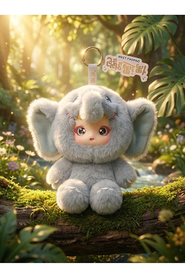 🌟 Cute Costumed Mascot Vinyl Plush Doll Keychain 🧸 - Friend Accessory