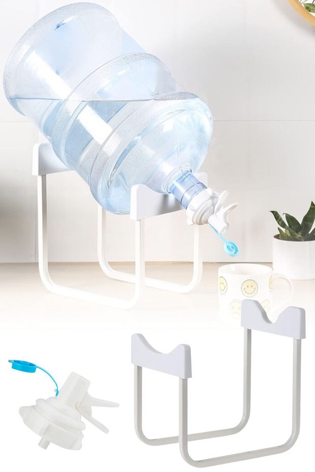 Safety Bottle Faucet Head Metal Stand Set Leak-Proof Bottle Use Apparatus