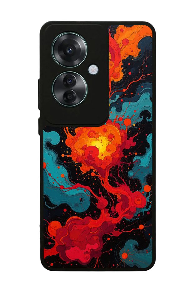 Oppo Reno 11F Compatible Abstract Design Glossy Premium Case