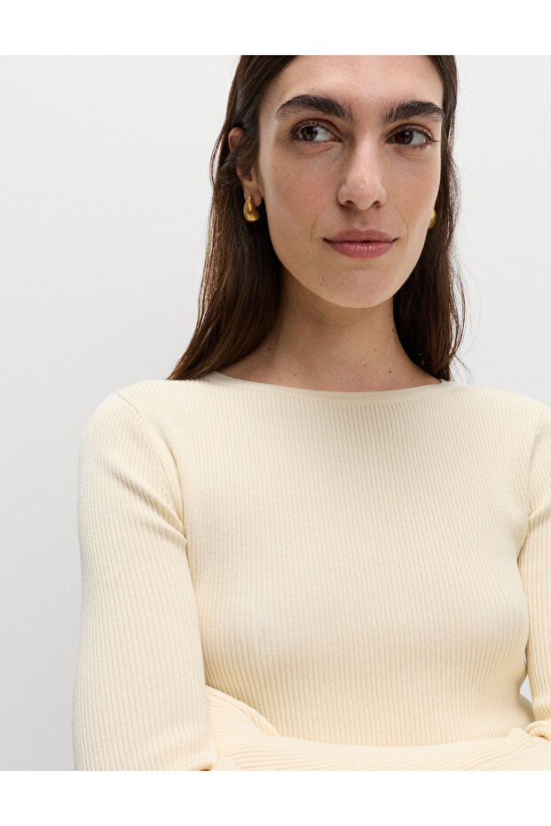 Geniş Kollu Triko Üst - 5