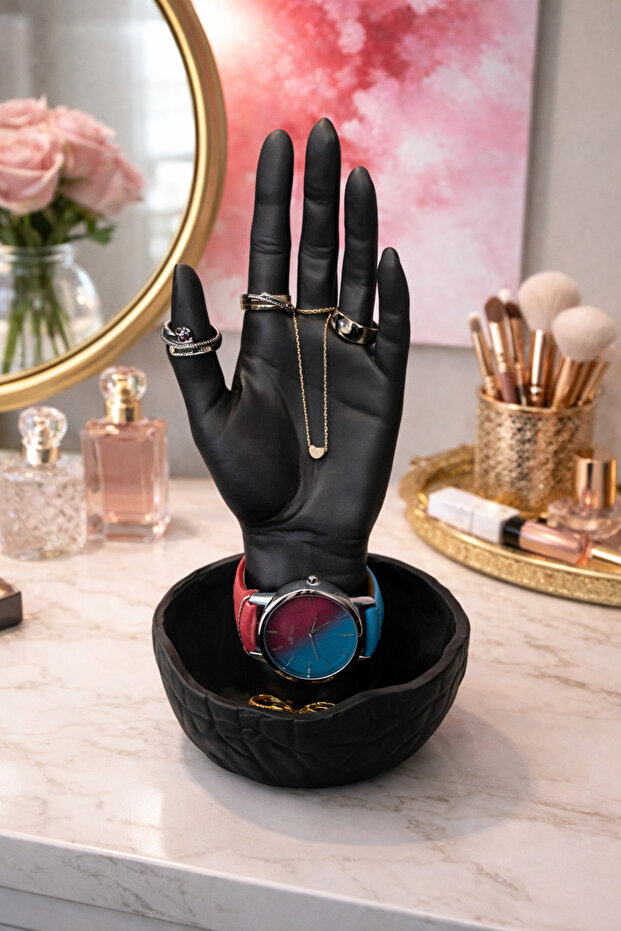 Figurative Decorative Jewelry Stand & Bowl – Stylish Jewelry Organizer