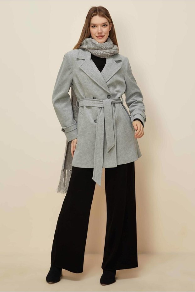 Belted Cardigan Coat 90641