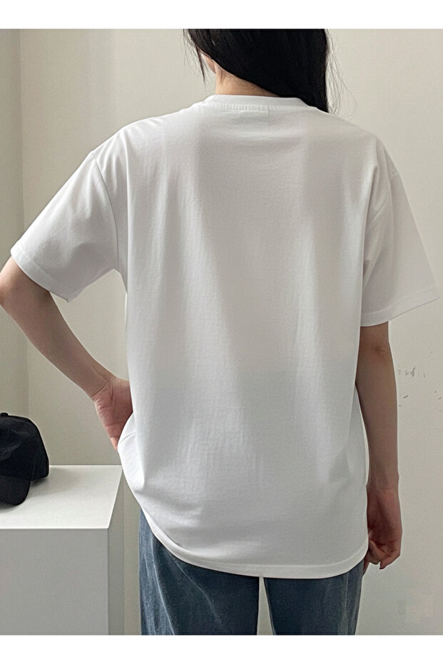 KADIN BASIC BİSİKLET YAKA TİŞÖRT - 3