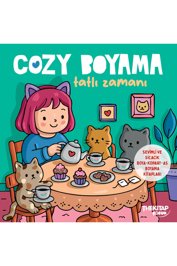 The Kitap Cozy Boyama -Tatlı Zamanı - Boya, Kopart, As