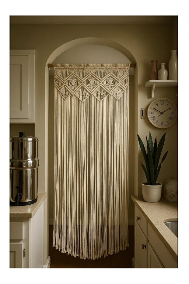 MAKROME PERDE KAPI PERDESİ DUVAR SÜSÜ - 1