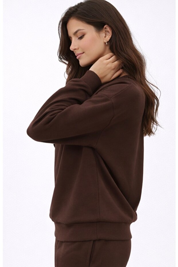 Modal Relax Yumuşak Basic Sweatshırt - 3