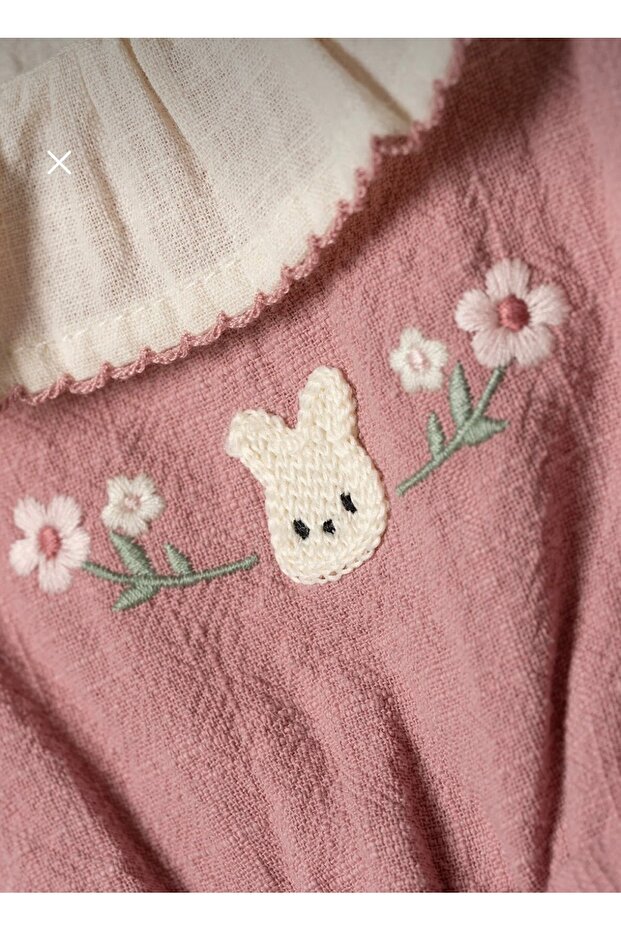 Bebek gömlek romper set - 4