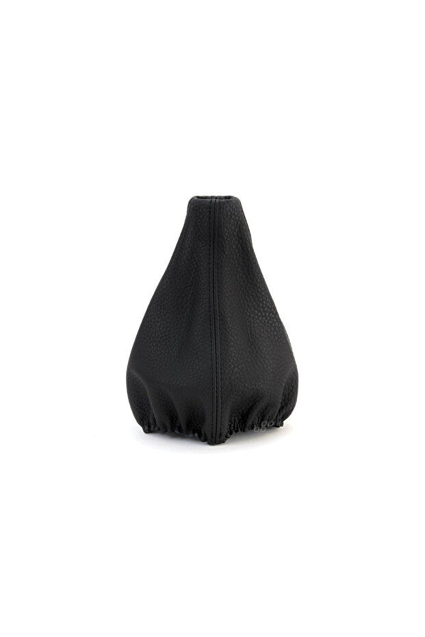 Black leather gear shift boot - 1