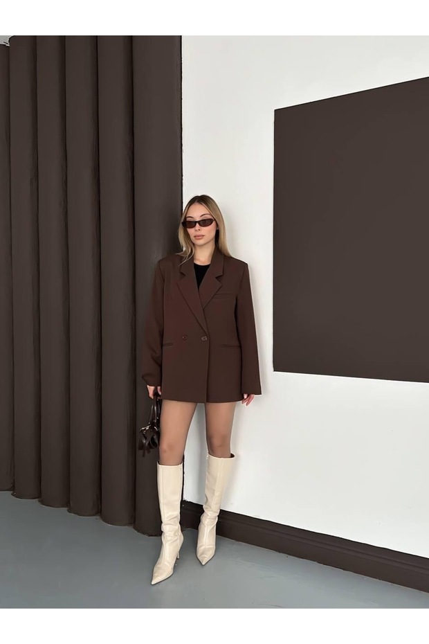 Classic Polyviscon Blazer Jacket - 4
